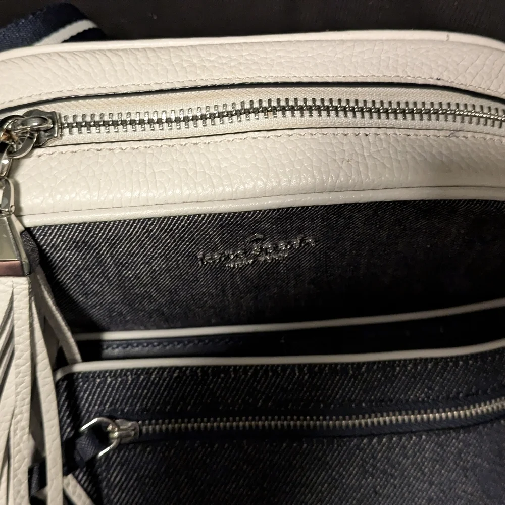 Kate Spade Set NEW Cameron Denim Colorblock Crossbody camera & Large Slim Wallet